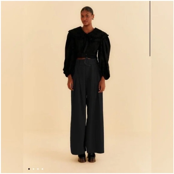 FARM Rio Elegant Black Tailored Pants - Picture 3 of 8